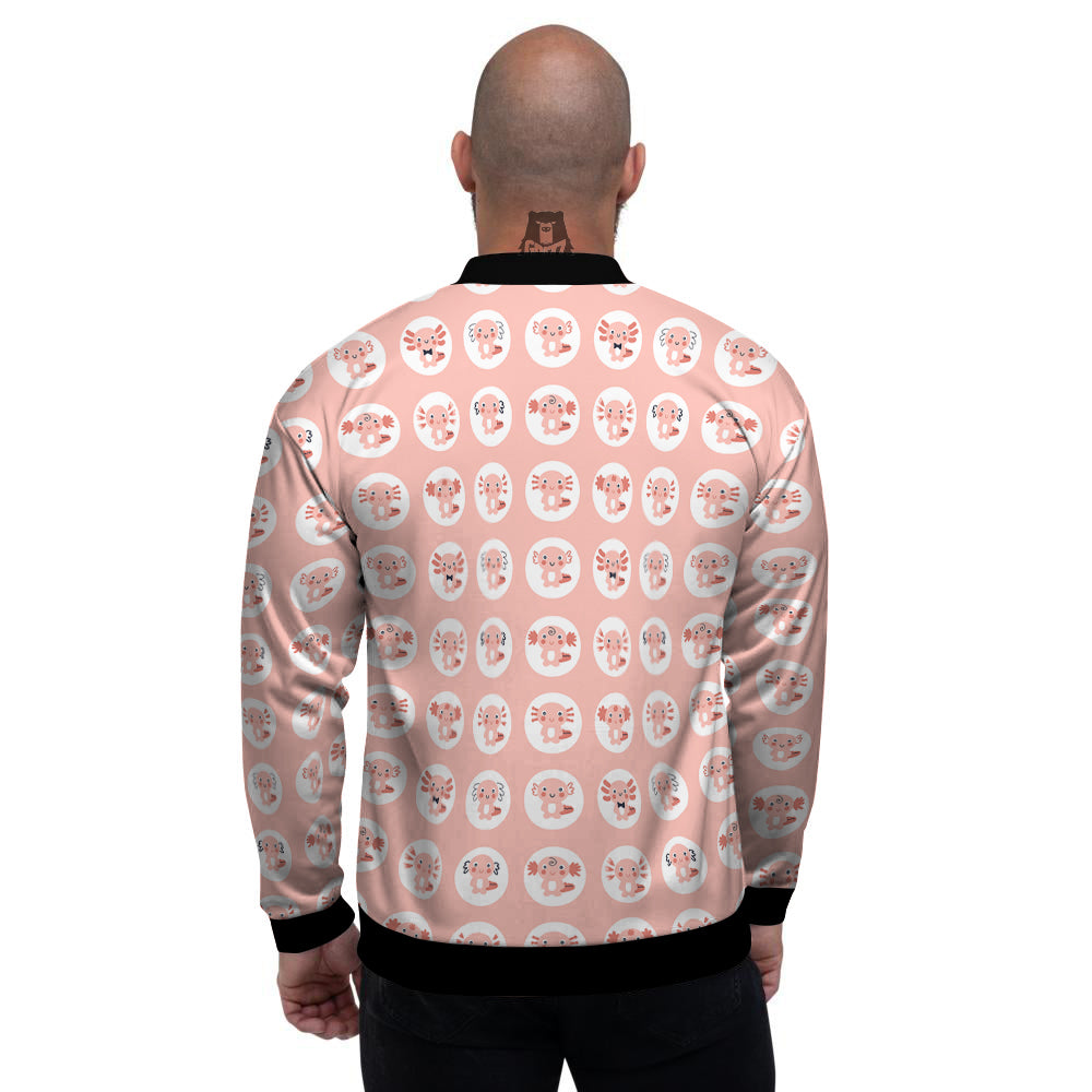 Axolotl Baby Print Pattern Men's Bomber Jacket-grizzshop