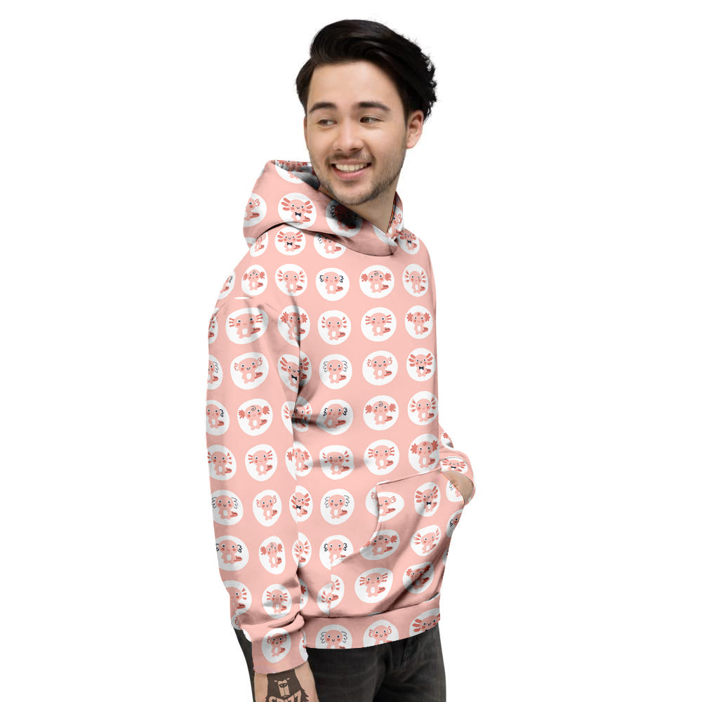 Axolotl Baby Print Pattern Men's Hoodie-grizzshop