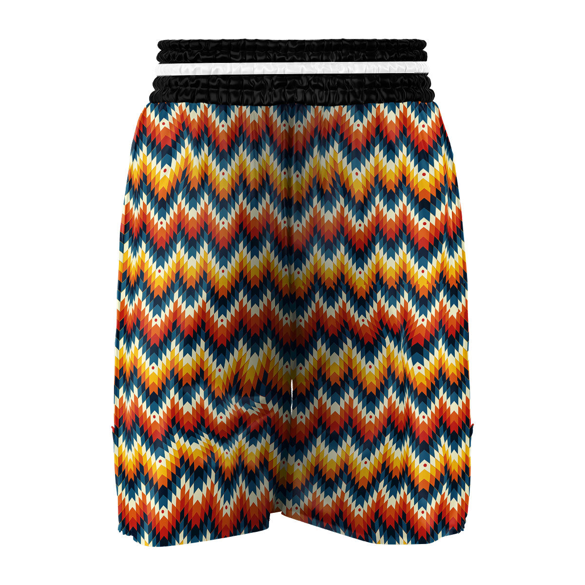 Aztec American Print Pattern Boxing Shorts-grizzshop