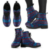 Aztec Blue Woman's Boots-grizzshop