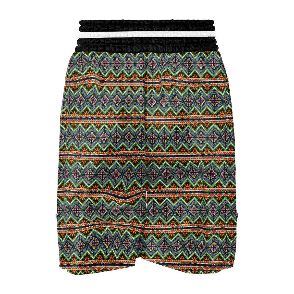 Aztec Boho Tribal Print Pattern Boxing Shorts-grizzshop