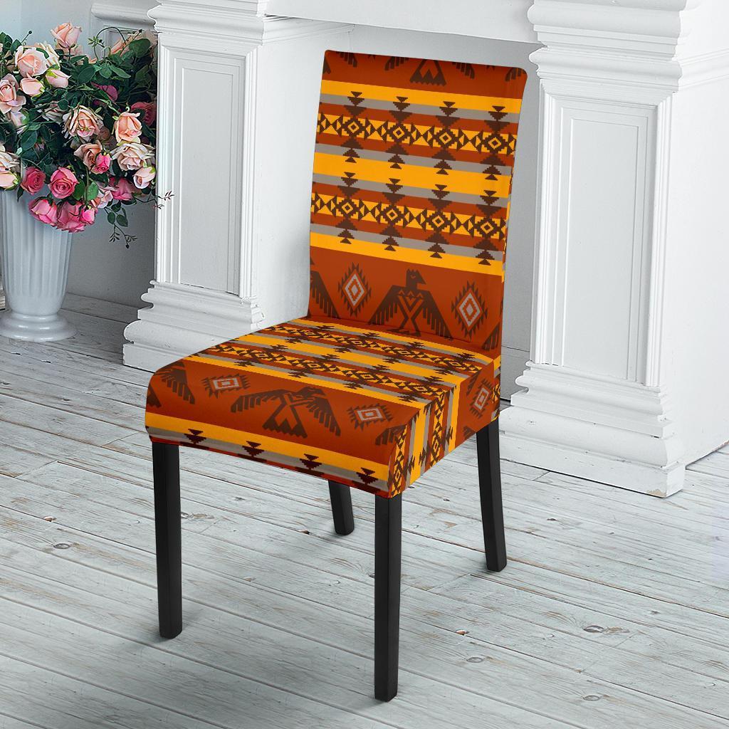 Aztec Eagle Pattern Print Chair Cover-grizzshop