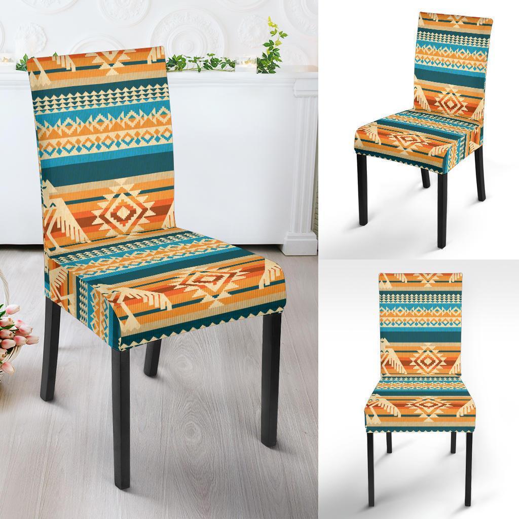 Aztec Eagle Print Pattern Chair Cover-grizzshop