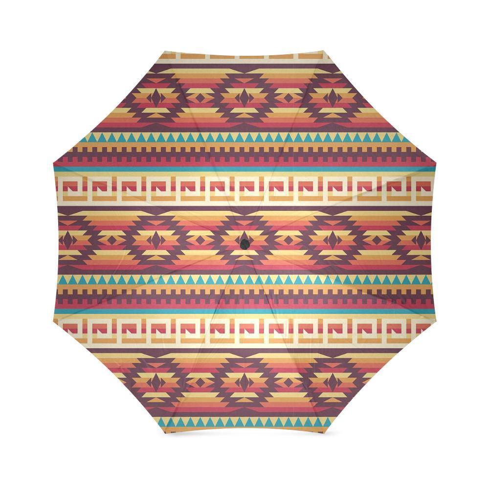 Aztec Native American Tribal Navajo Indians Print Foldable Umbrella-grizzshop