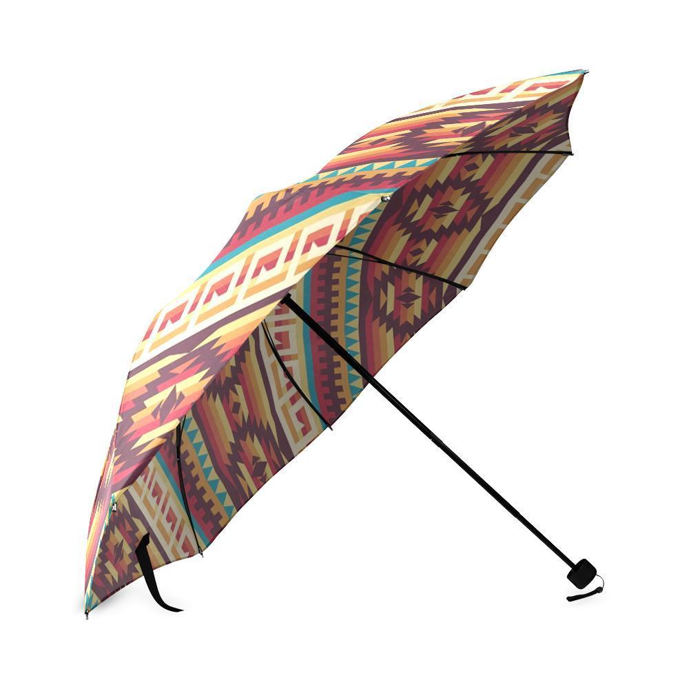 Aztec Native American Tribal Navajo Indians Print Foldable Umbrella-grizzshop