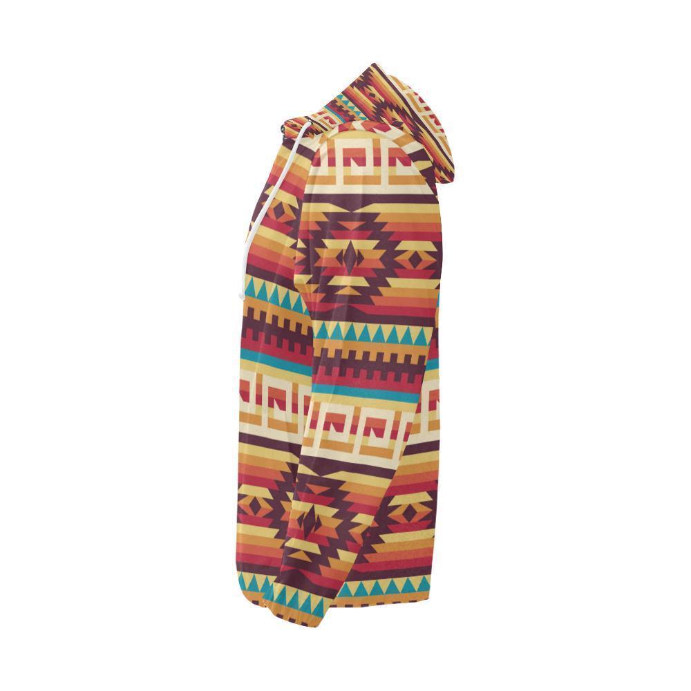 Aztec Native American Tribal Navajo Indians Print Men's Hoodie-grizzshop