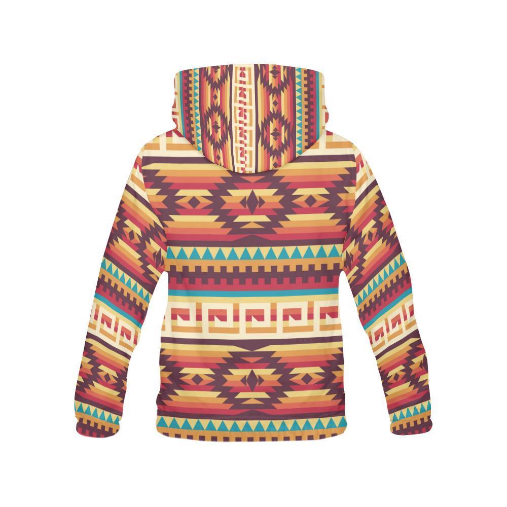 Aztec Native American Tribal Navajo Indians Print Women Pullover Hoodies -grizzshop
