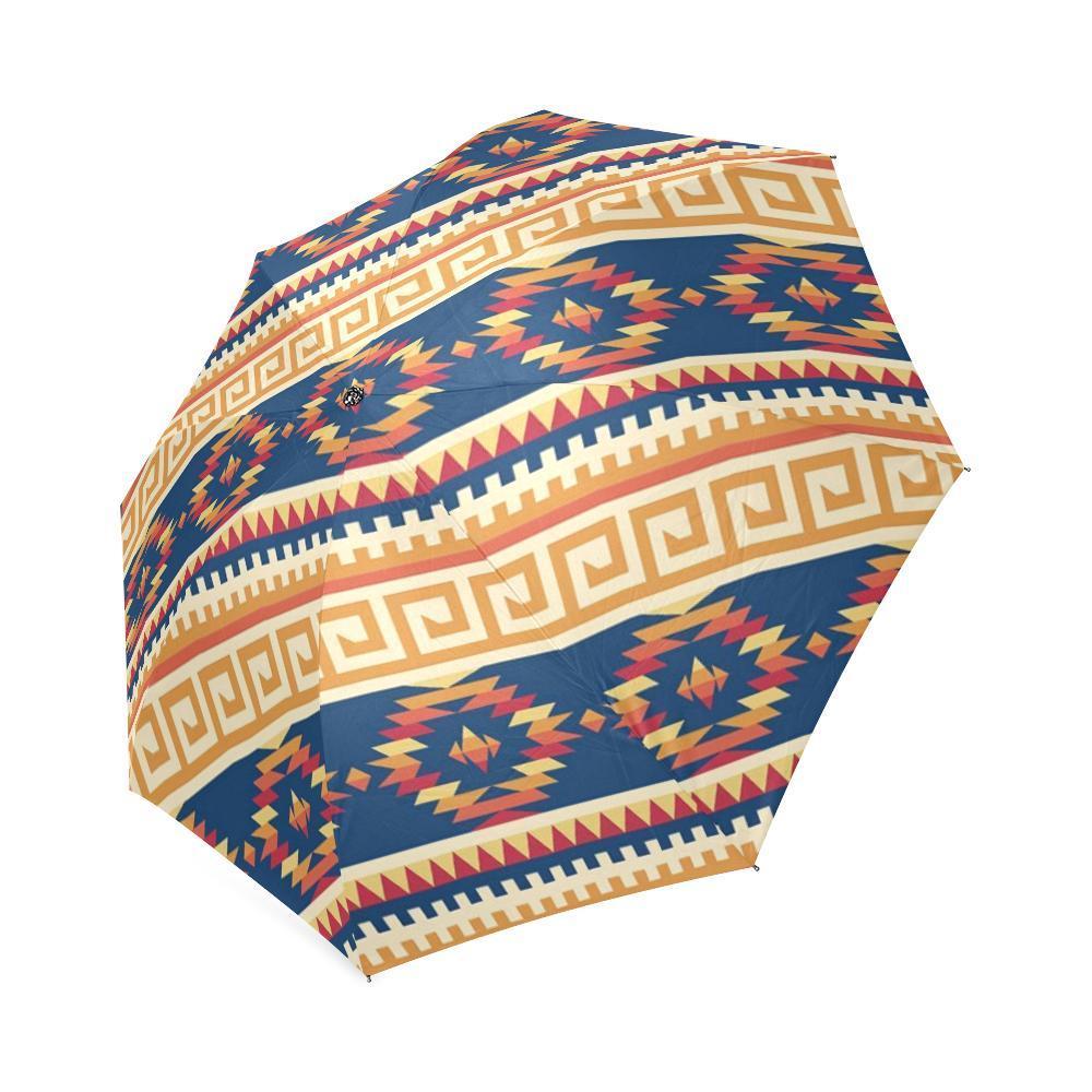 Aztec Tribal Indians Navajo Native American Print Foldable Umbrella-grizzshop
