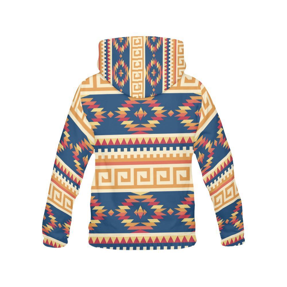 Aztec Tribal Indians Navajo Native American Print Men Pullover Hoodie Men Pullover Hoodie-grizzshop
