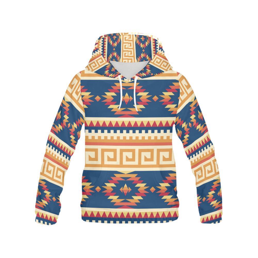 Aztec Tribal Indians Navajo Native American Print Women Pullover Hoodies -grizzshop