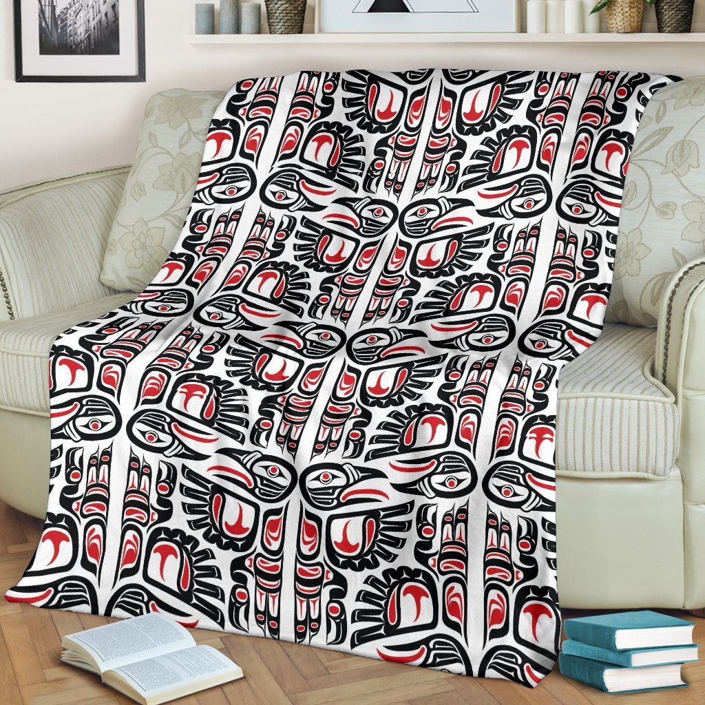 Aztec Tribal Native American Indians Navajo Print Blanket-grizzshop