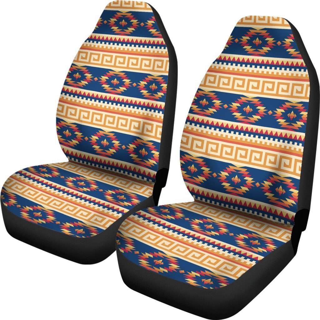 Aztec Tribal Indians Navajo Native American Print Universal Fit Car Seat Cover-grizzshop