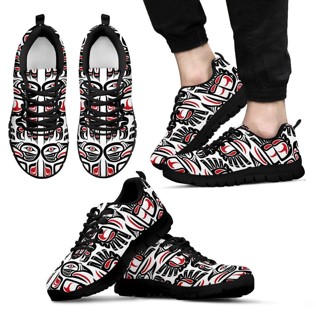 Aztec Tribal Native American Indians Navajo Print Men Shoes Sneakers-grizzshop