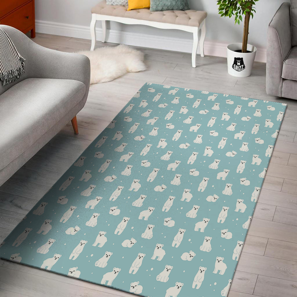 Baby Bear Cartoon Cute Print Pattern Floor Mat-grizzshop