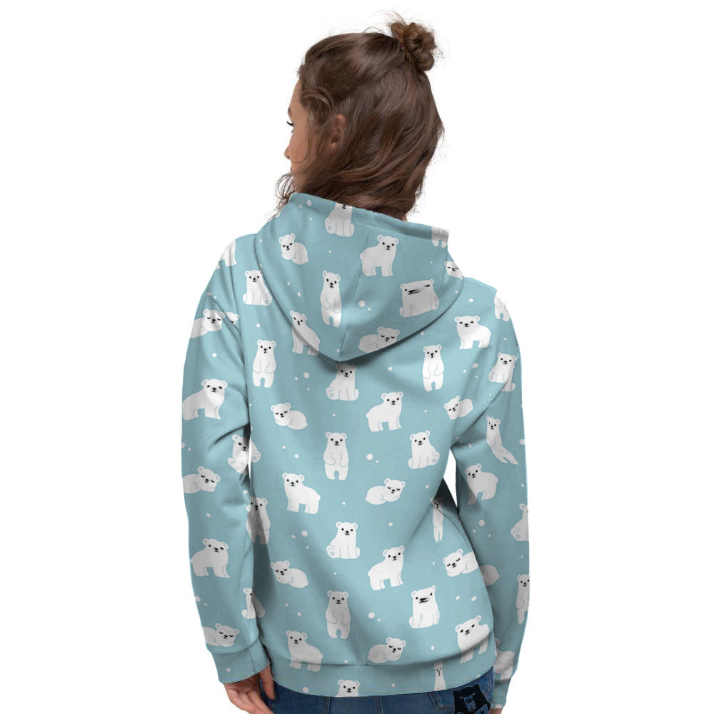 Baby Bear Cartoon Cute Print Pattern Women's Hoodie-grizzshop