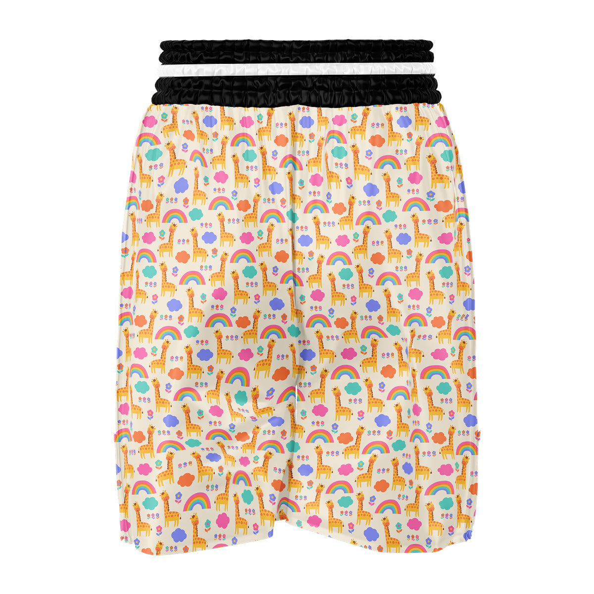 Baby Giraffe Cute Print Pattern Boxing Shorts-grizzshop