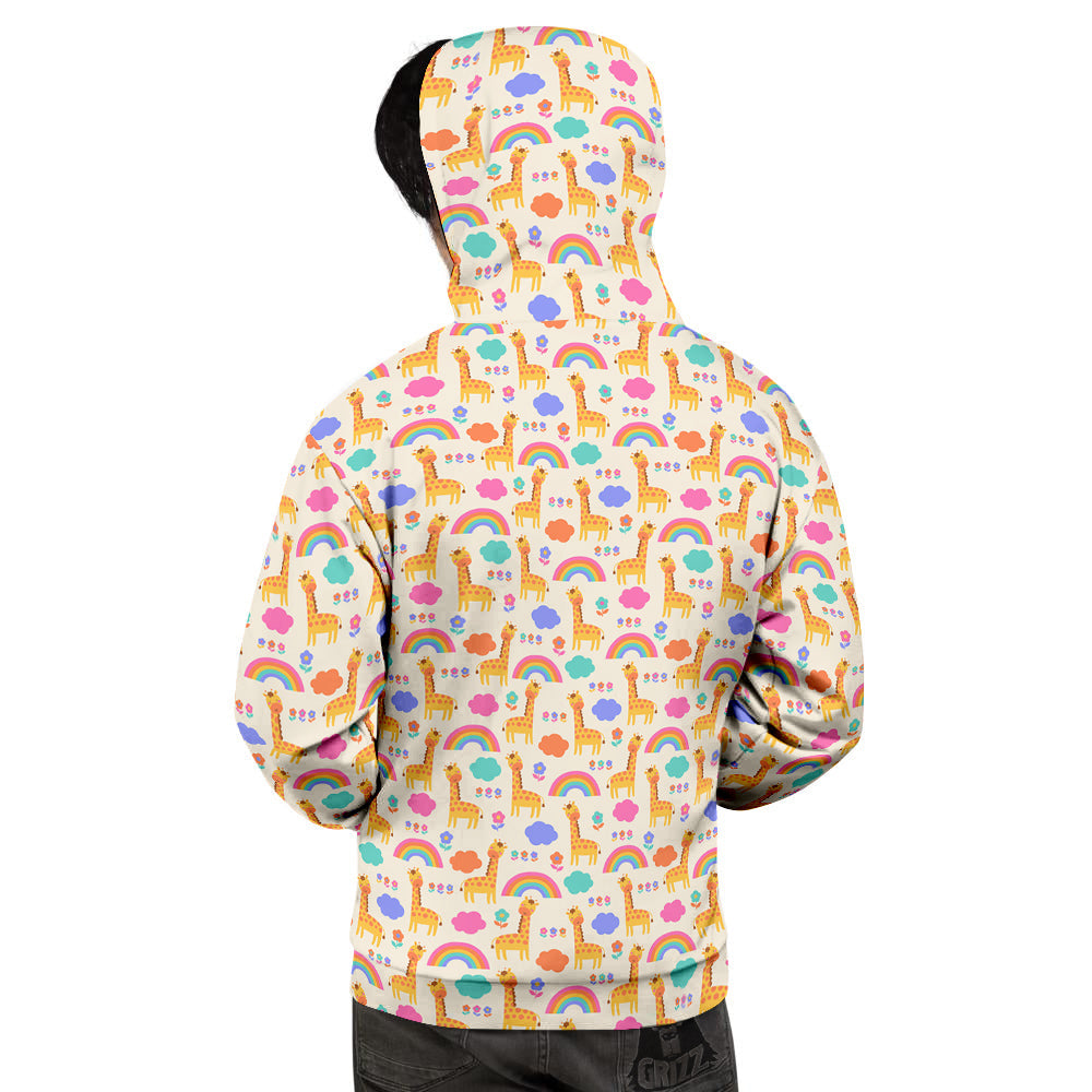 Baby Giraffe Cute Print Pattern Men's Hoodie-grizzshop