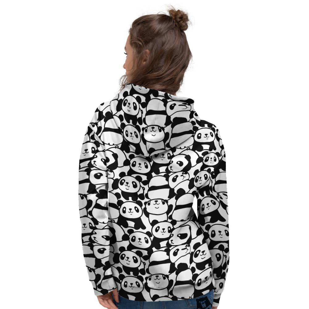 Baby Panda Cute Print Pattern Women's Hoodie-grizzshop