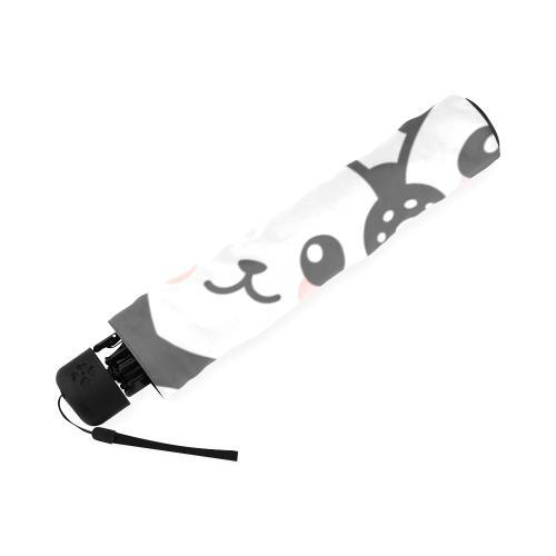 Baby Panda Pattern Print Foldable Umbrella-grizzshop