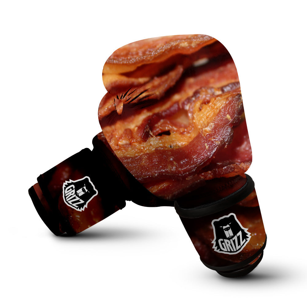 Bacon Crispy Print Boxing Gloves-grizzshop