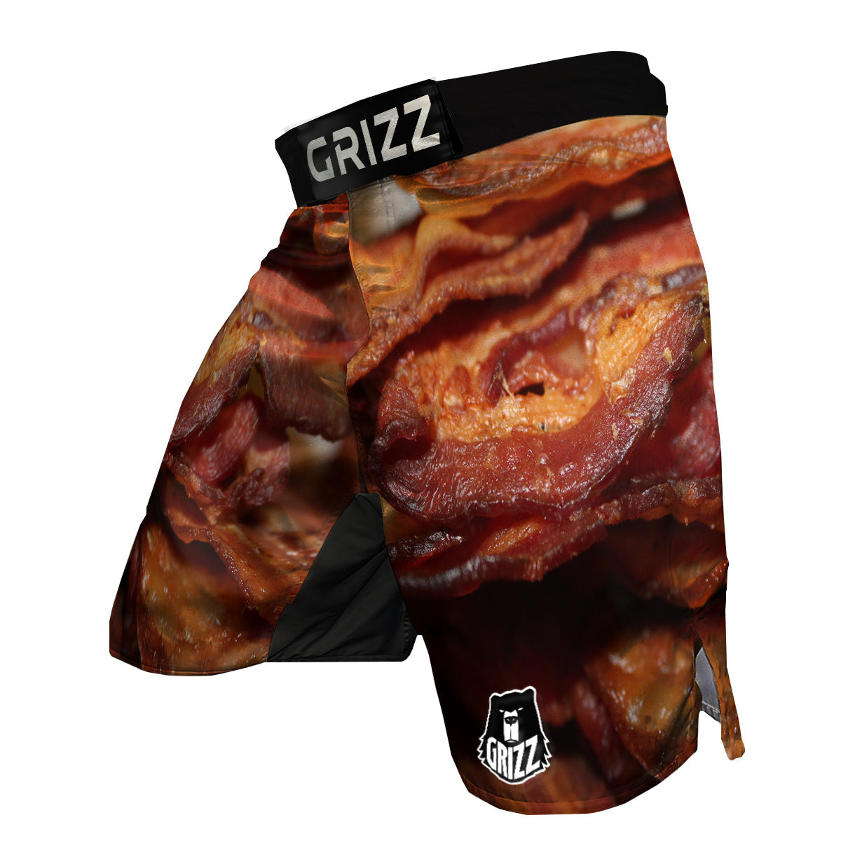 Bacon Crispy Print MMA Shorts-grizzshop