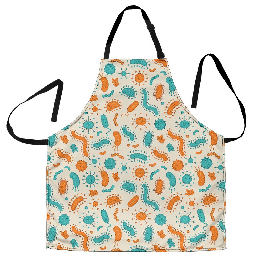 Bacteria Virus Print Pattern Men's Apron-grizzshop