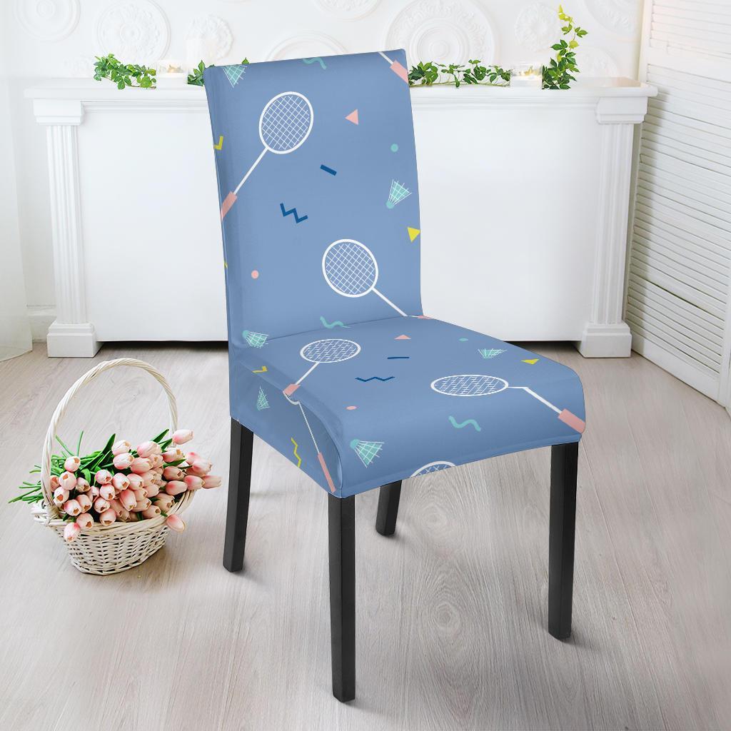 Badminton Cute Print Pattern Chair Cover-grizzshop