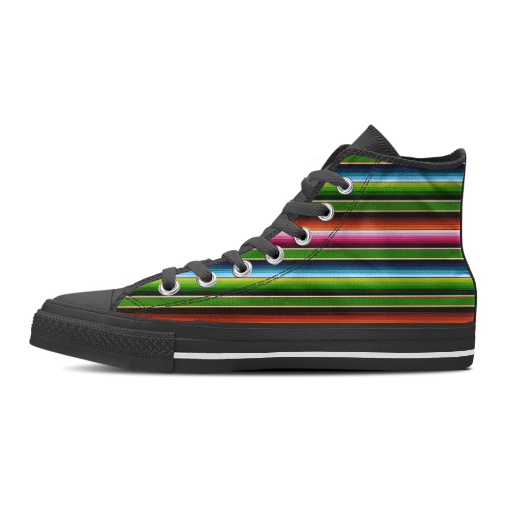 Baja Mexican Print Women's High Top Shoes-grizzshop