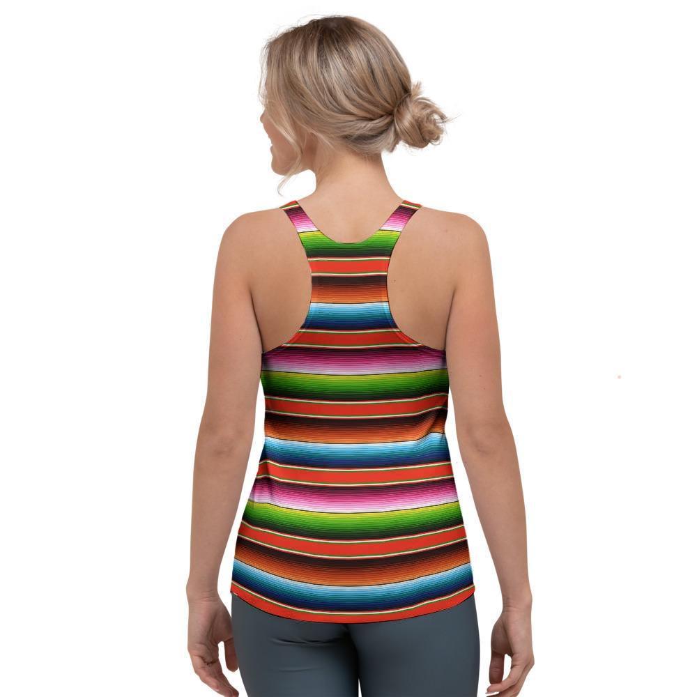 Baja Mexican Women's Racerback Tank Top-grizzshop