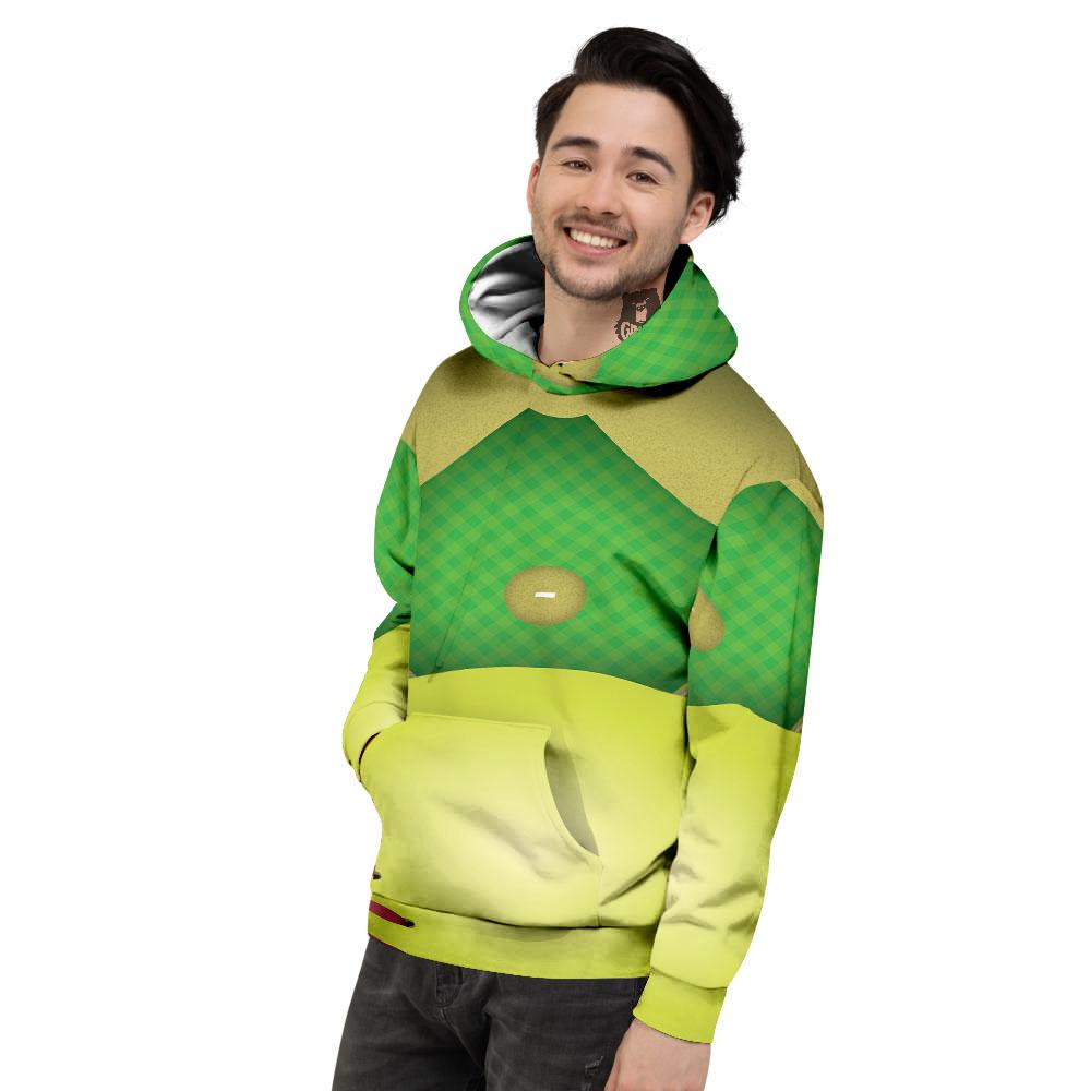 Ball And Softball Field Print Men's Hoodie-grizzshop
