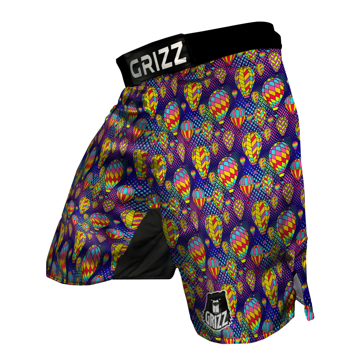 Balloon Air Retro Print Pattern MMA Shorts-grizzshop