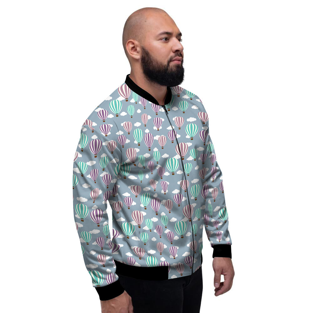 Balloon Cartoon Print Pattern Men's Bomber Jacket-grizzshop