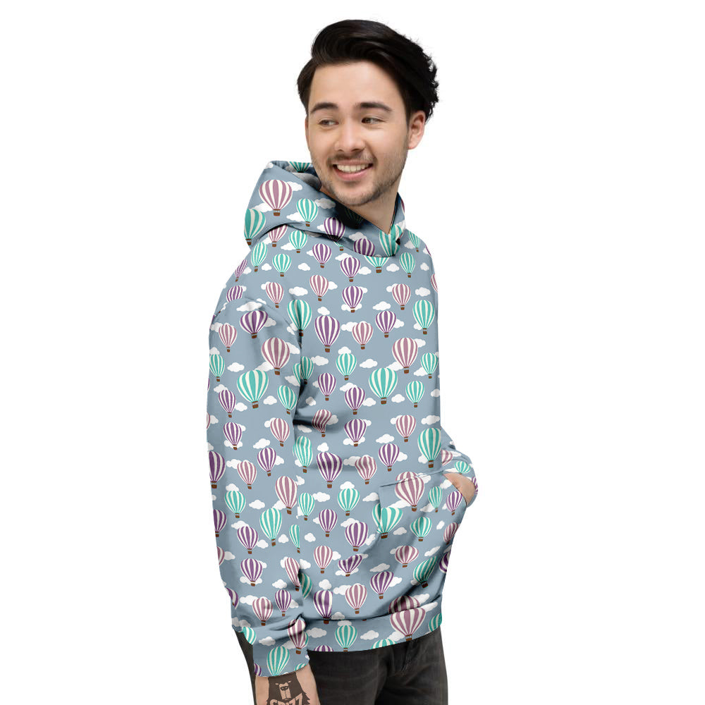Balloon Cartoon Print Pattern Men's Hoodie-grizzshop