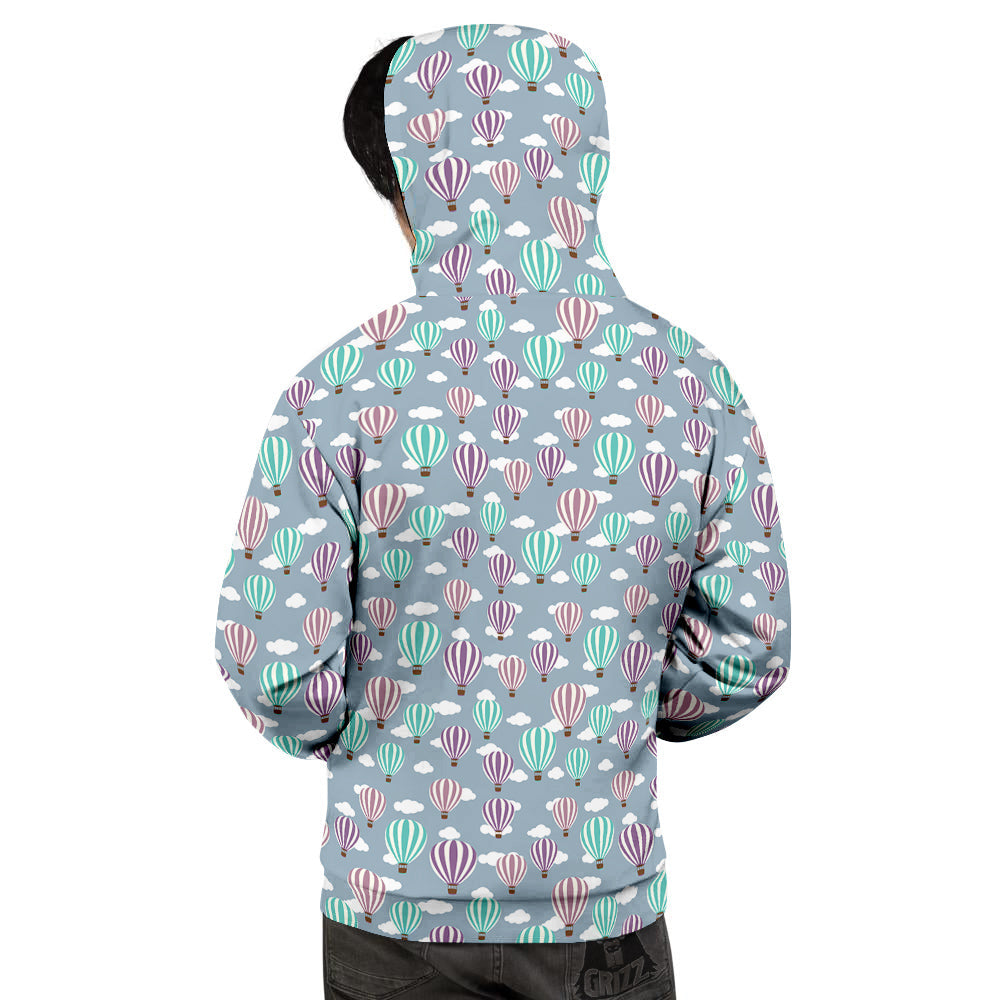 Balloon Cartoon Print Pattern Men's Hoodie-grizzshop