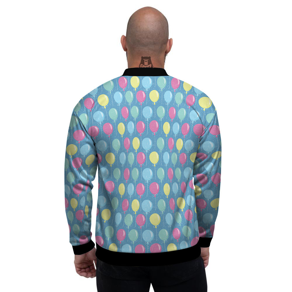 Balloon Colorful Print Pattern Men's Bomber Jacket-grizzshop