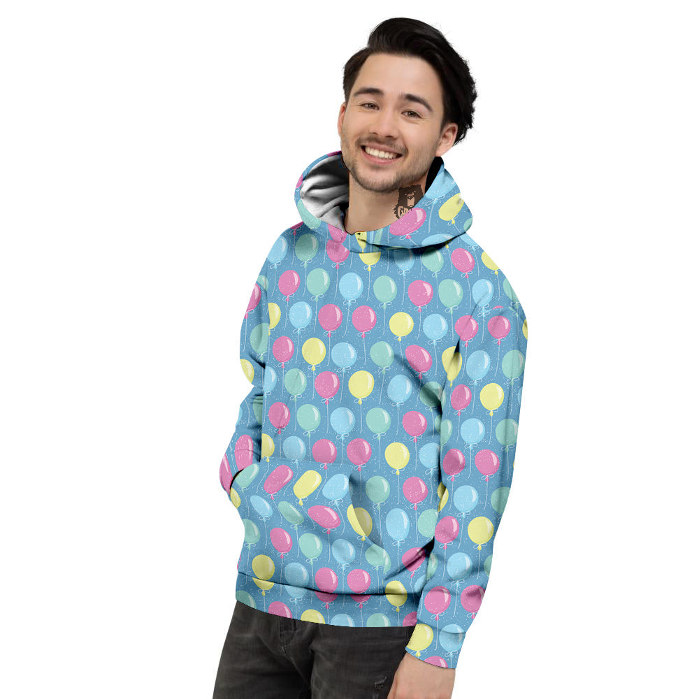 Balloon Colorful Print Pattern Men's Hoodie-grizzshop