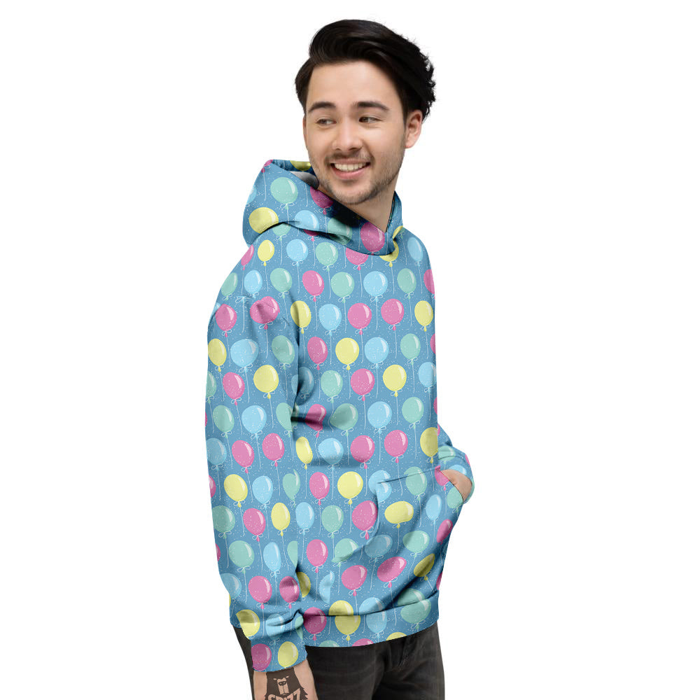 Balloon Colorful Print Pattern Men's Hoodie-grizzshop