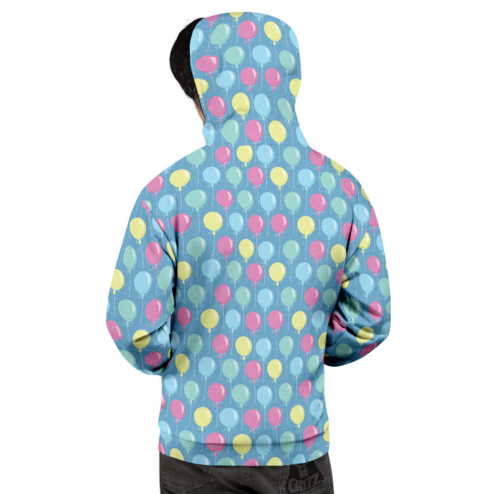 Balloon Colorful Print Pattern Men's Hoodie-grizzshop