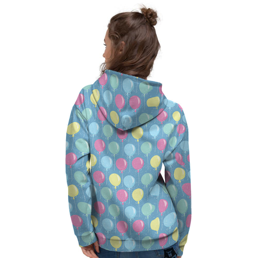 Balloon Colorful Print Pattern Women's Hoodie-grizzshop