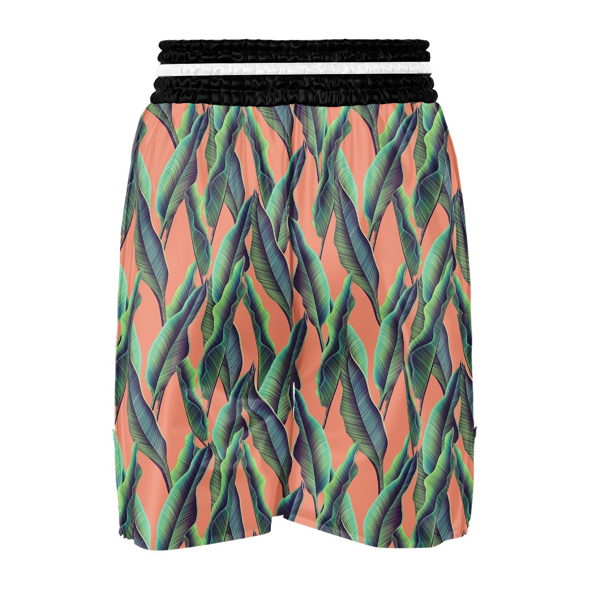 Banana Leaf Tropical Print Pattern Boxing Shorts-grizzshop