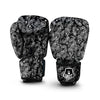 Bandana Black Paisley Print Pattern Boxing Gloves-grizzshop