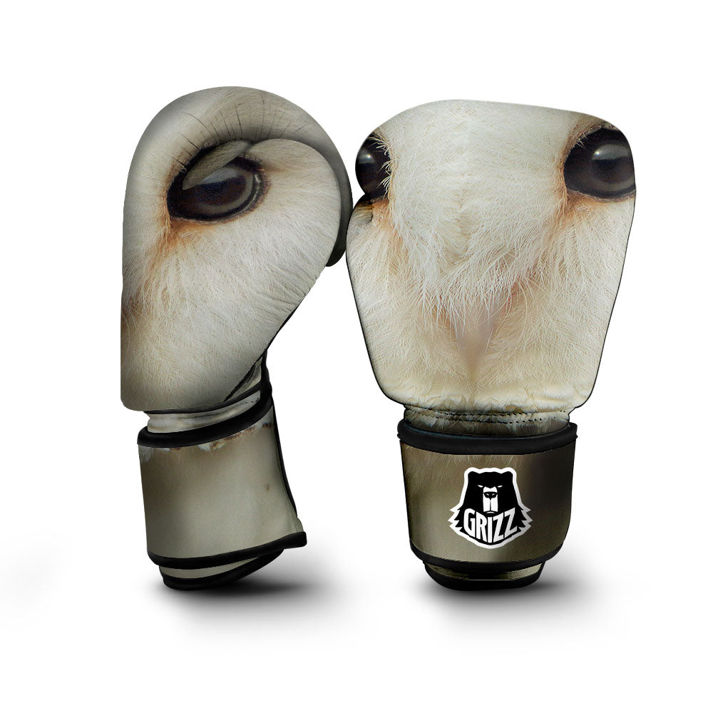 Barn Owl Print Boxing Gloves-grizzshop
