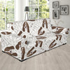 Basset Hound Dog Pattern Print Sofa Covers-grizzshop