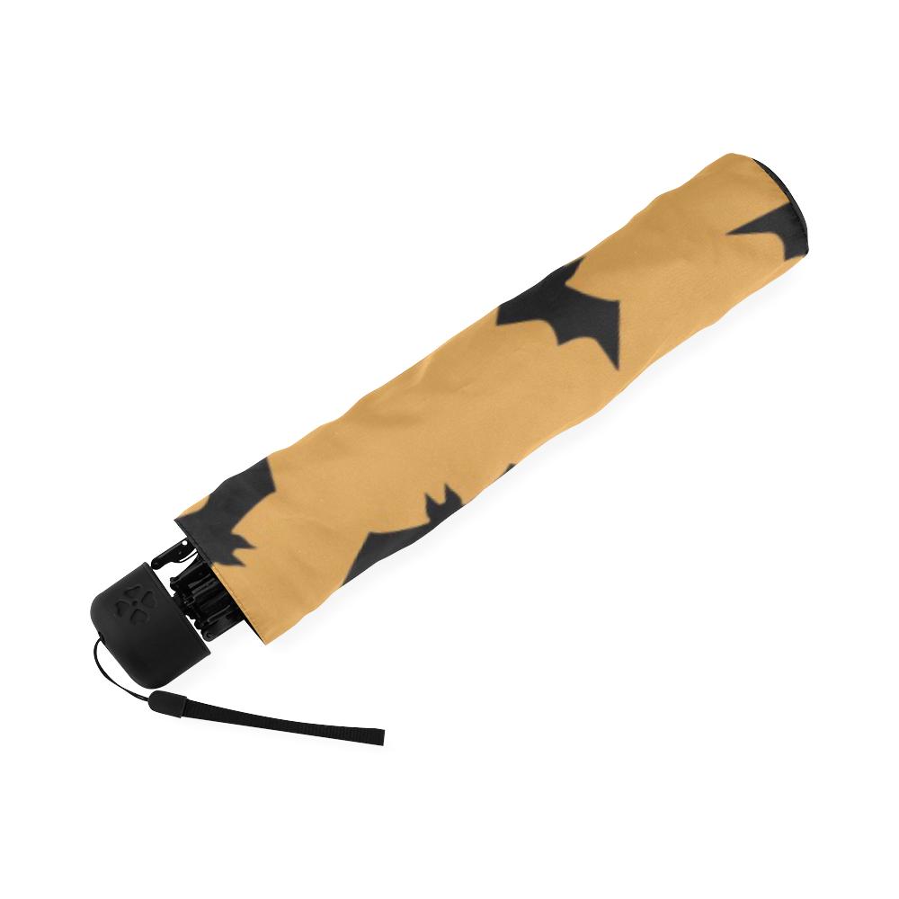 Bat Halloween Pattern Print Foldable Umbrella-grizzshop
