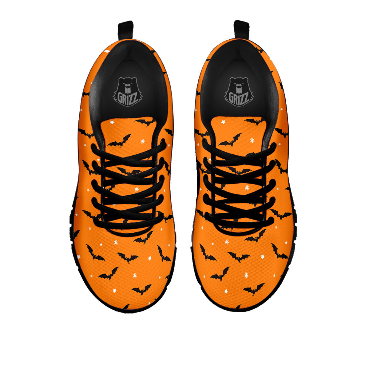 Bat Halloween Print Pattern Black Sneaker-grizzshop