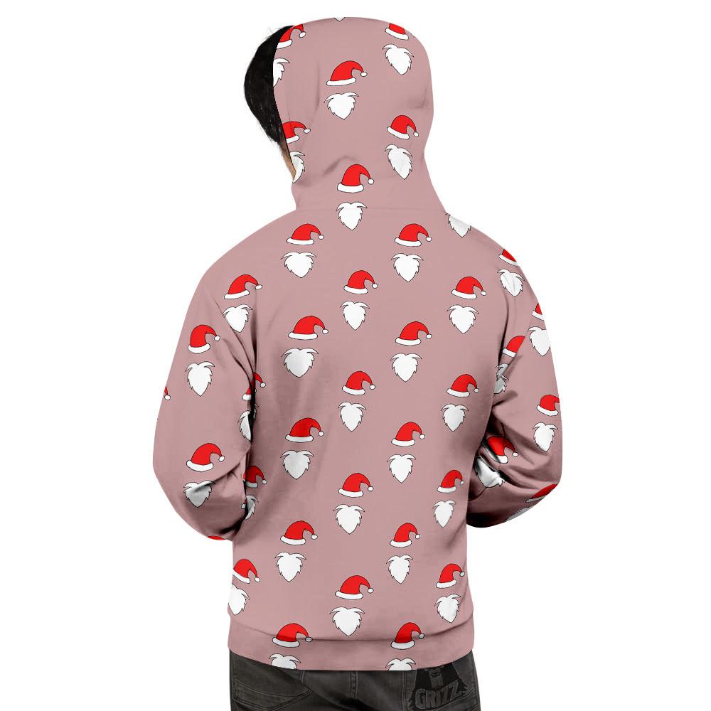 Beard Santa Claus Print Pattern Men's Hoodie-grizzshop