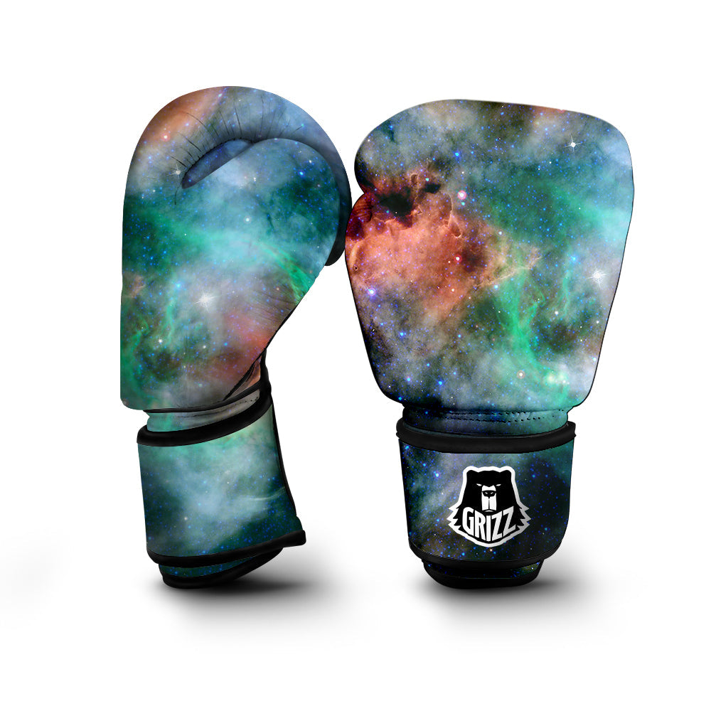 Beauty Of Outer Space Print Boxing Gloves-grizzshop