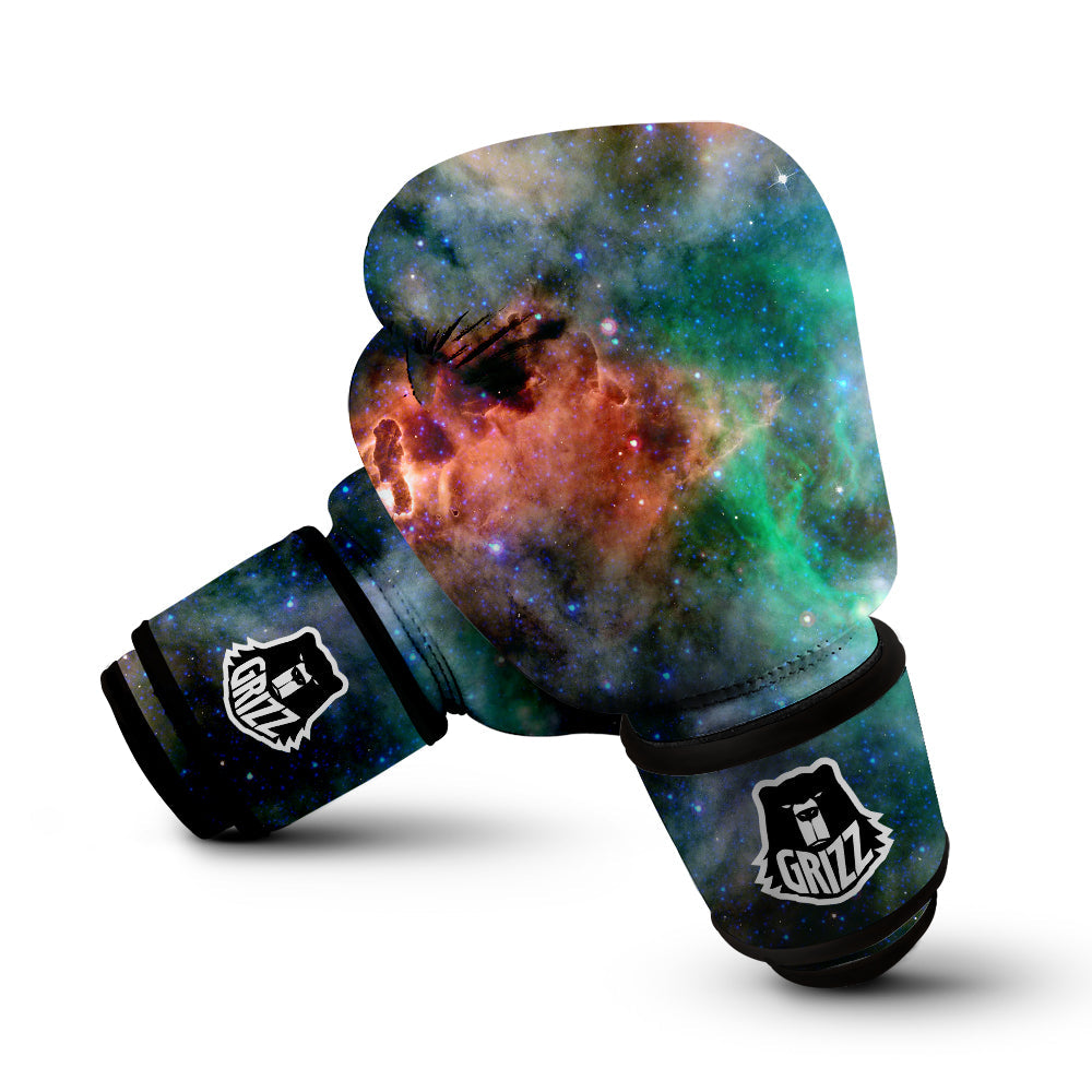 Beauty Of Outer Space Print Boxing Gloves-grizzshop