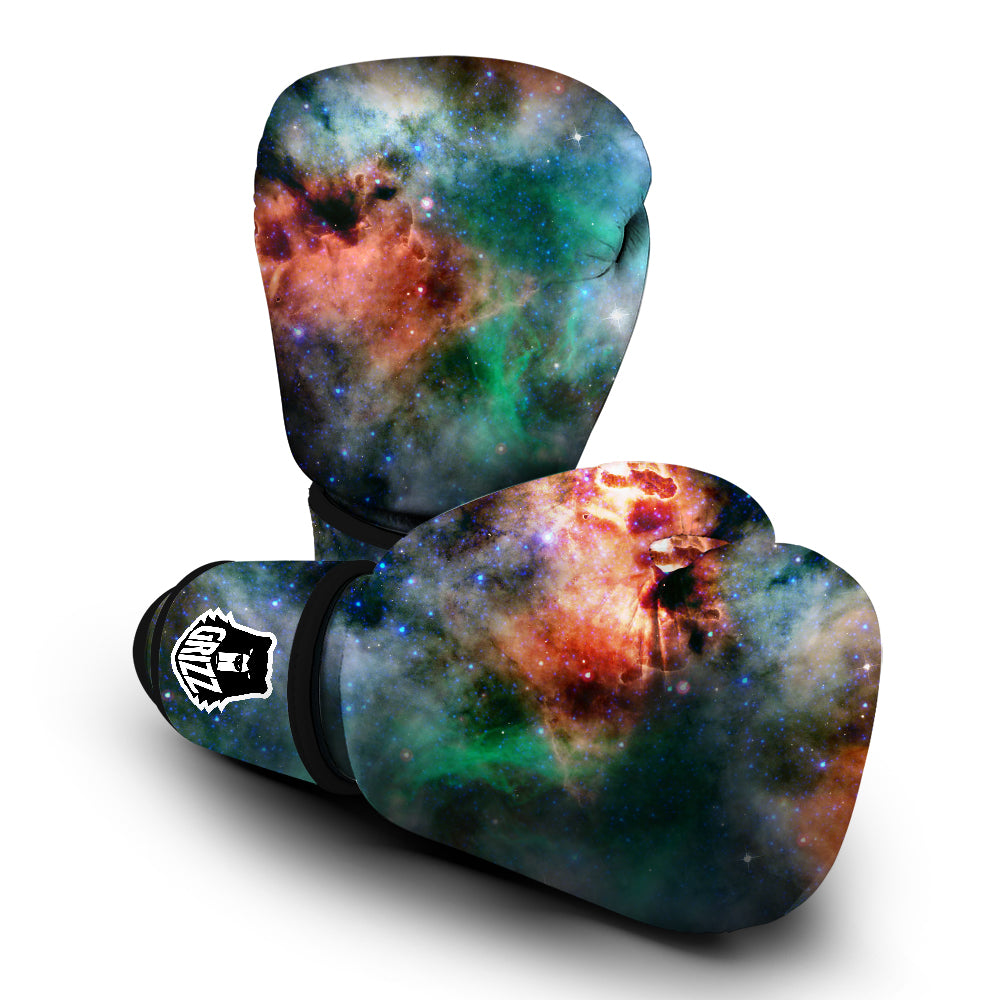 Beauty Of Outer Space Print Boxing Gloves-grizzshop