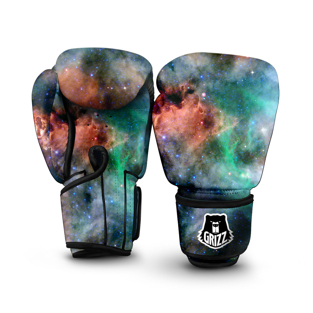 Beauty Of Outer Space Print Boxing Gloves-grizzshop